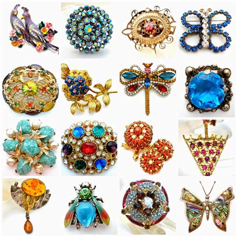 vintage pins and brooches jewelry.